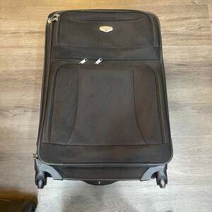 Protocol Black Softside Expandable Rolling Upright Suitcase